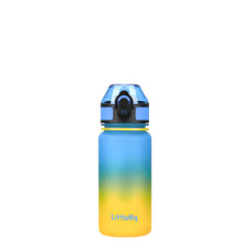 Дитяча пляшка для води LittleBig UZSPACE 3020(Yellow-Blue) 350 мл, жовто-блакитна