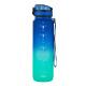 Пляшка для води UZSPACE 3038(Blue-Green) 1000 мл, синьо-зелена