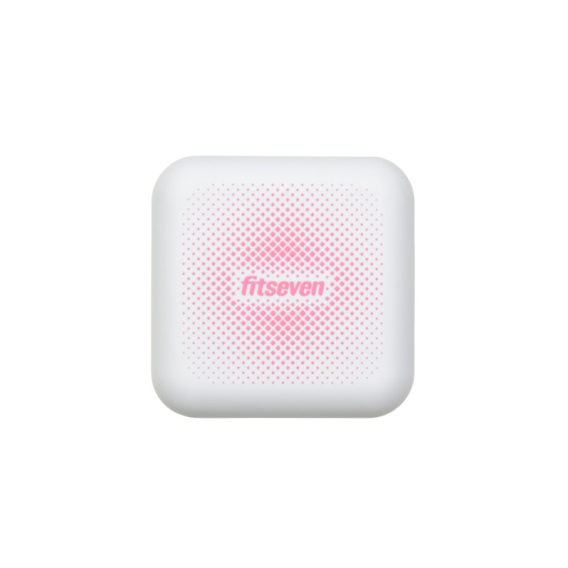 Кейс для капсул Fitseven UZSPACE TP005WP, білий з ромбами