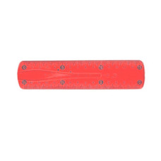 Лінійка неломайка 0015(Pink), 15 см Червоний