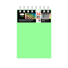 Блокнот А6 В-БП6-80(Light-Green) 80 аркушів, пружина зверху