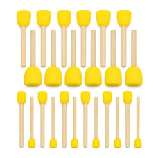 Набір спонжів для декорування та малювання Sponge-24, 1,2 см, 1,5 см, 2,5 см, 3 см, 24 шт