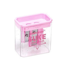 Подвійна точилка для олівців із контейнером DMS-096(Pink)