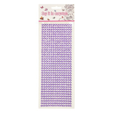 Наклейки декоративні XY-004(Violet) на планшеті 504 шт