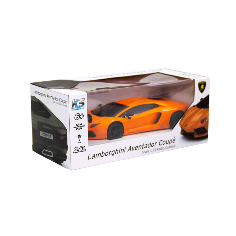 Автомобіль на радіокеруванні LAMBORGHINI AVENTADOR LP 700-4 KS DRIVE 124GLBO світяться фари