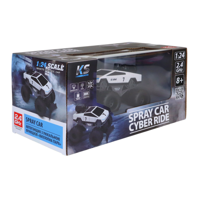 Автомобіль на радіокеруванні Spray Car Cyber ​​Ride KS Drive SL-6076RH вихлопна пара