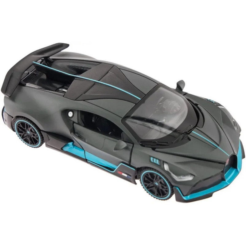 Автомодель інерційна Bugatti DIVO Rastar 64200 grey 1:32