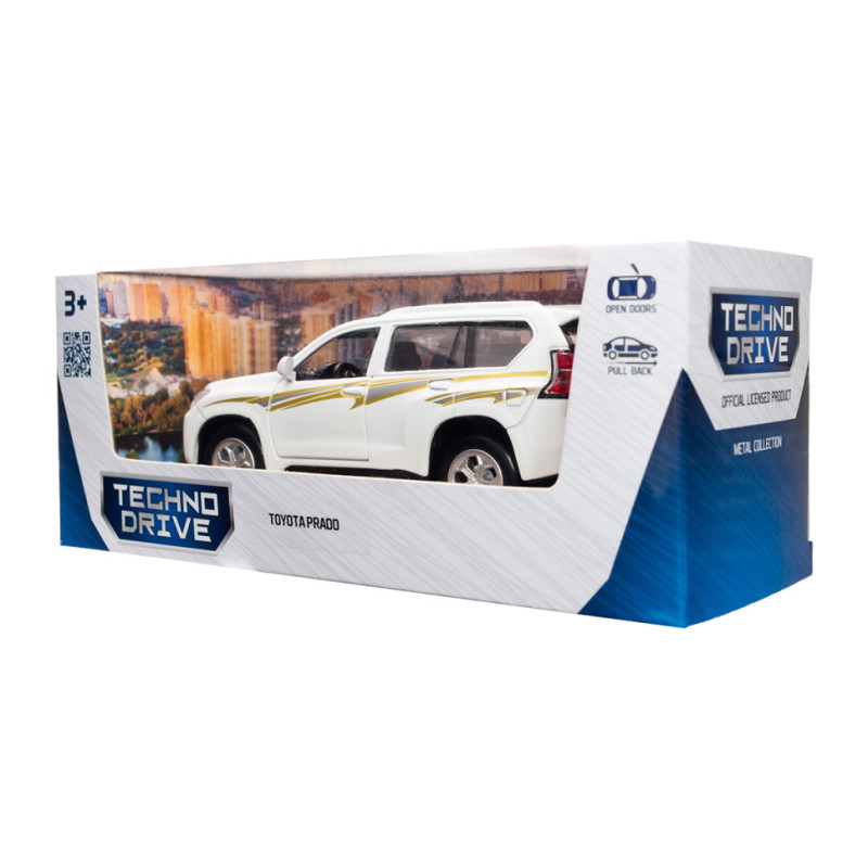 Автомодель дитяча Toyota Prado TechnoDrive KM250425W масштаб 1:40