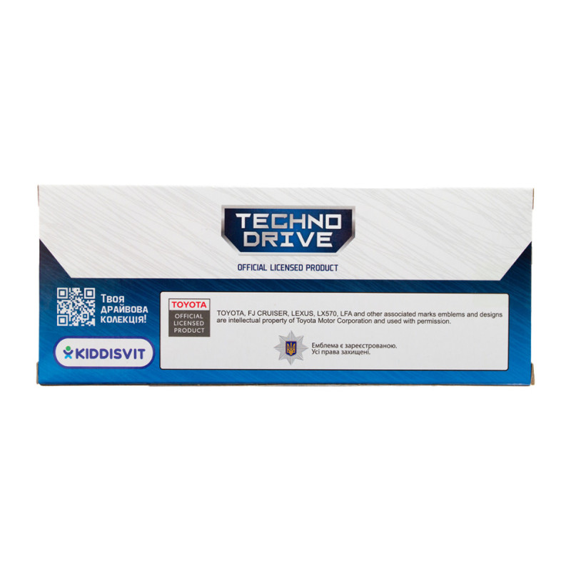 Автомодель дитяча Toyota Prado TechnoDrive KM250425W масштаб 1:40