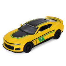 Дитяча модель машинки Chevrolet Camaro ZL1 2017 Kinsmart KT5399FW інерційна, 1:38  Yellow