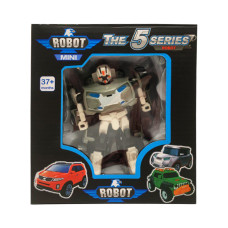 Ігровий трансформер транспорт TOBOT W339, 12 видів Сіро-Білий