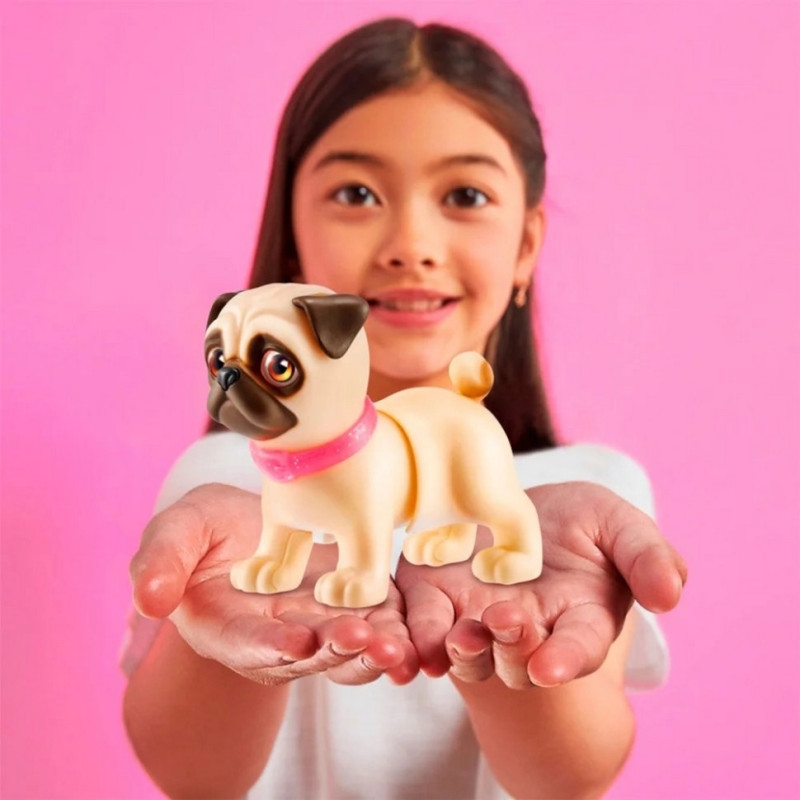 Інтерактивне цуценя Грайливий Мопс PETS ALIVE 9530SQ1-4 ходить веляє хвостиком