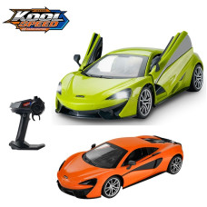 Машинка на радіокеруванні "McLaren" на батарейках оливкова/оранжева (44,5x21,5x18,5 см)/Kool Speed