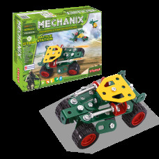Металевий конструктор, розвиваючий "MECHANIX" Військові (95 елм./9 моделей)