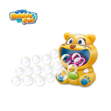 Машинка для бульбашок на батарейках "Кіт" (16x15x20,7 см)/Bubble Fun