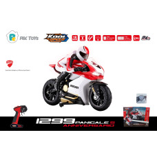 Мотоцикліс  Дукаті1299 білий на батарейках  1;6 (37,2x17x12 см)/Kool Speed