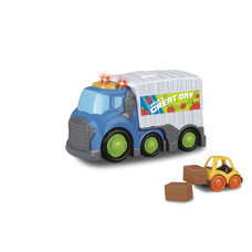 Вантажівка зі світловими та звуковими ефектами . (19,5 см)/Kiddy Go