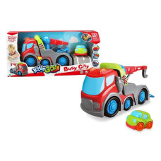 Эвакуатор с световыми и звуковыми эффектами, красный. (19,5 см)/Kiddy Go
