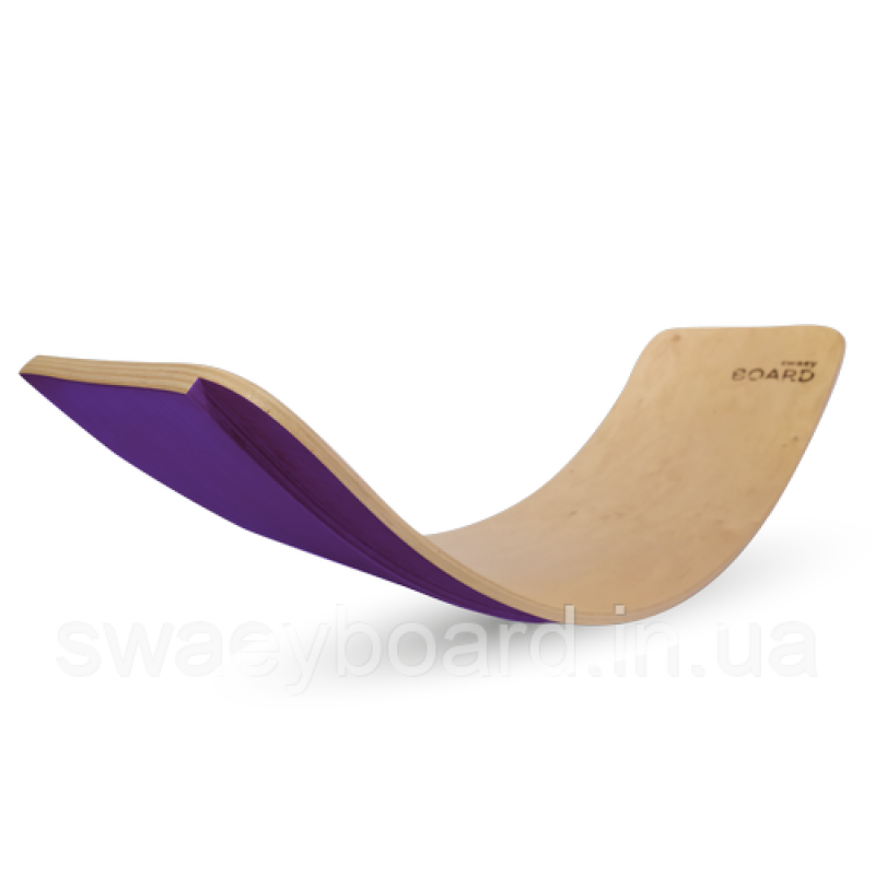 Рокерборд SwaeyBoard з захистом для пальців (балансборд)  дитячий Фіолетовий