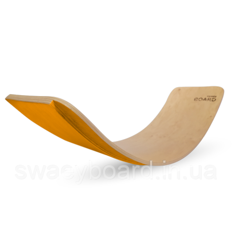 Рокерборд SwaeyBoard з захистом для пальців (балансборд)  дитячий Помаранчевий