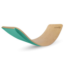 Рокерборд З ЗАХИСТОМ ДЛЯ ПАЛЬЦІВ SwaeyBoard (балансборд) дитячий  Бірюзовий