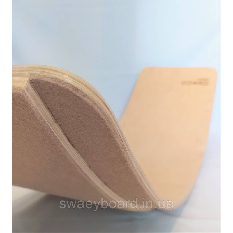 Рокерборд SwaeyBoard з захистом для пальців (балансборд)  Бежевий