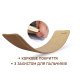 Рокерборд SwaeyBoard з захистом для пальців  (балансборд)  Коричневий