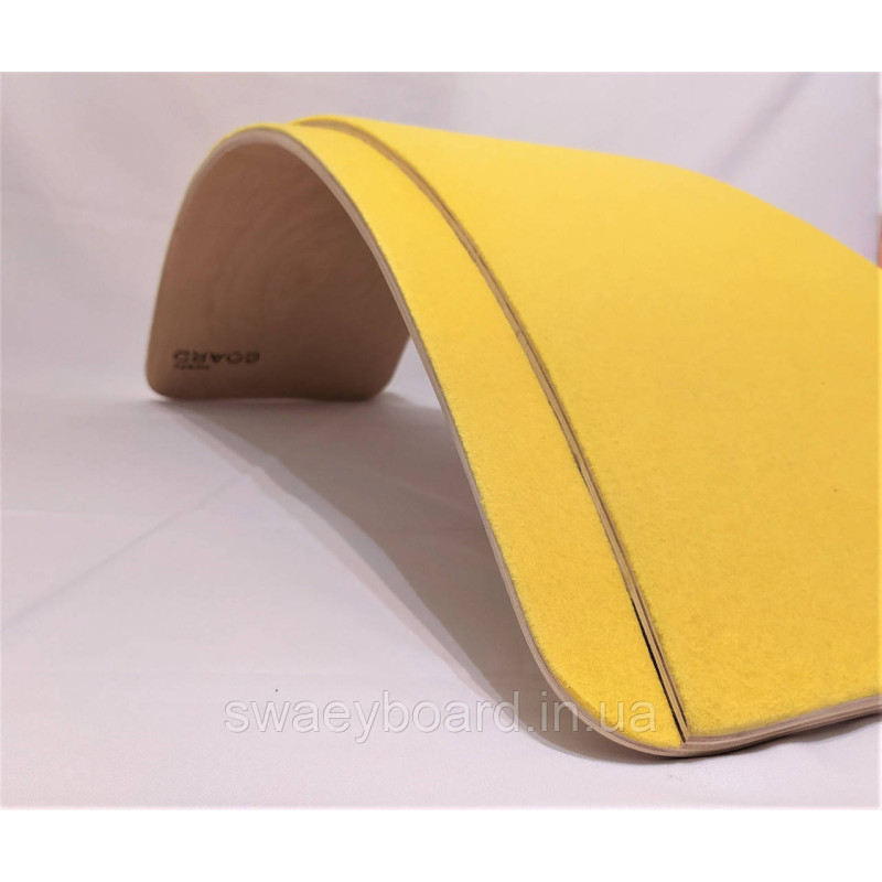 Рокерборд SwaeyBoard з захистом для пальців (балансборд)  Жовтий