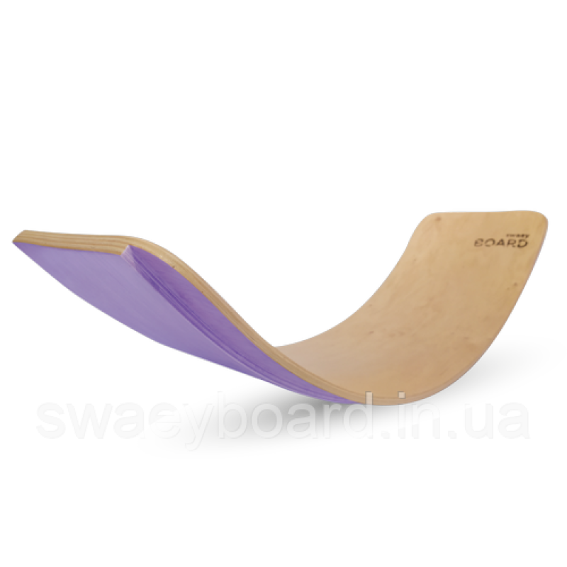 Рокерборд SwaeyBoard з захистом для пальців (балансборд)  дитячий Фіолетовий