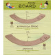 Рокерборд SwaeyBoard з захистом для пальців  (балансборд)  Коричневий