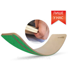Рокерборд SwaeyBoard з захистом для пальців  (балансборд)  Зелений