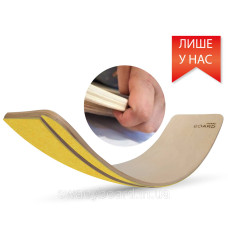 Рокерборд SwaeyBoard з захистом для пальців (балансборд)  Жовтий