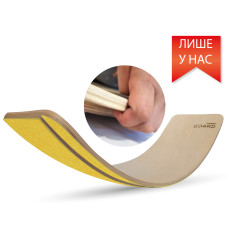 Рокерборд З ЗАХИСТОМ ДЛЯ ПАЛЬЦІВ SwaeyBoard (балансборд)  дитячий Жовтий