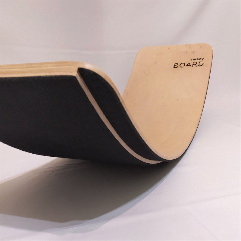 Рокерборд SwaeyBoard з захистом для пальців (балансборд) дитячий  Чорний